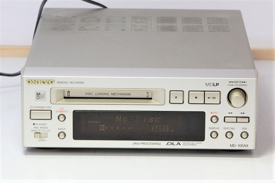ミニディスクレコーダー MD-105AX 【中古品】