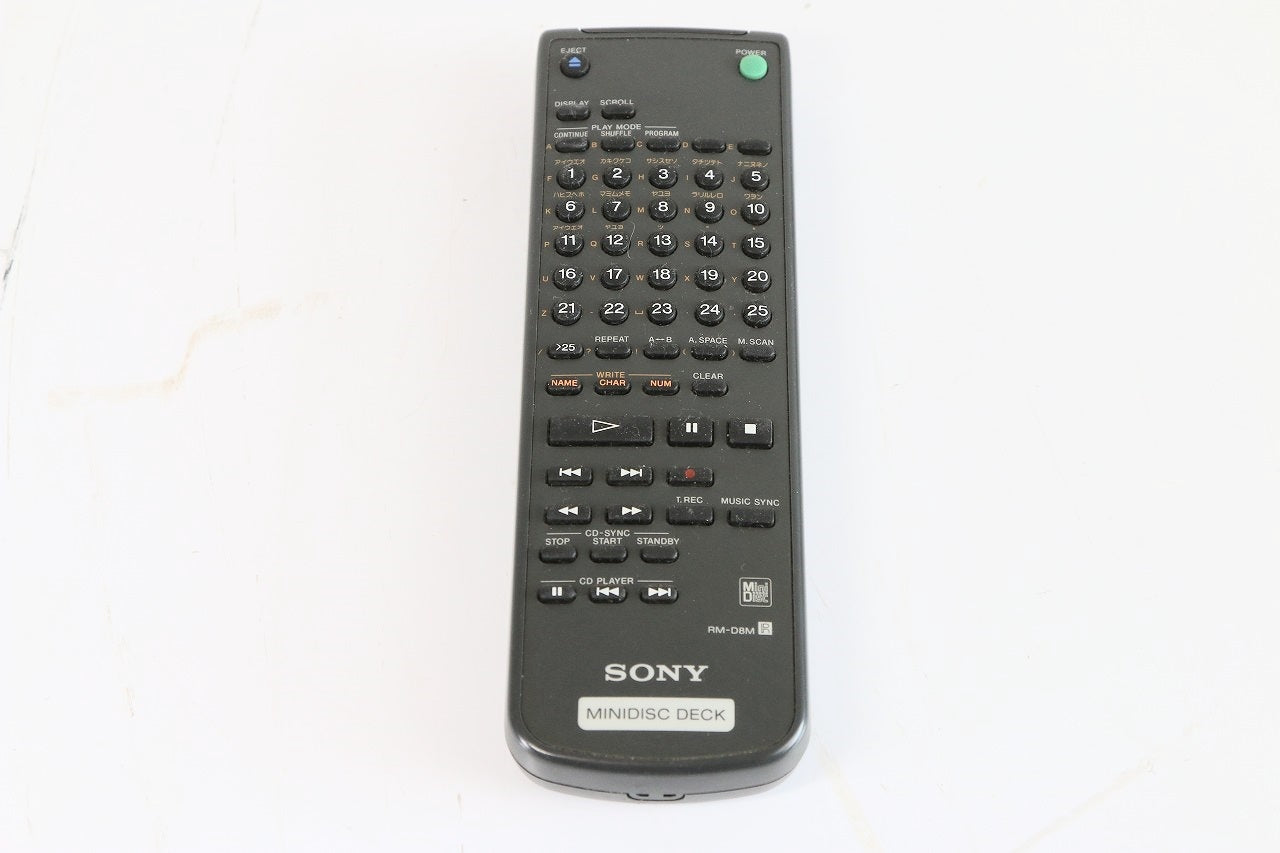 ソニー オーディオリモコン RM-D8M 【中古品】