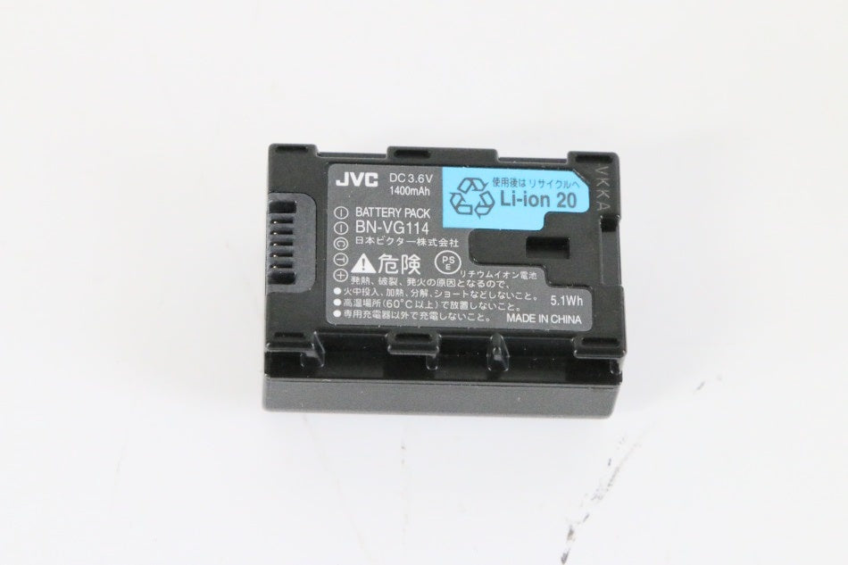 JVCKENWOOD JVC リチウムイオンバッテリー BN-VG114 【中古品】