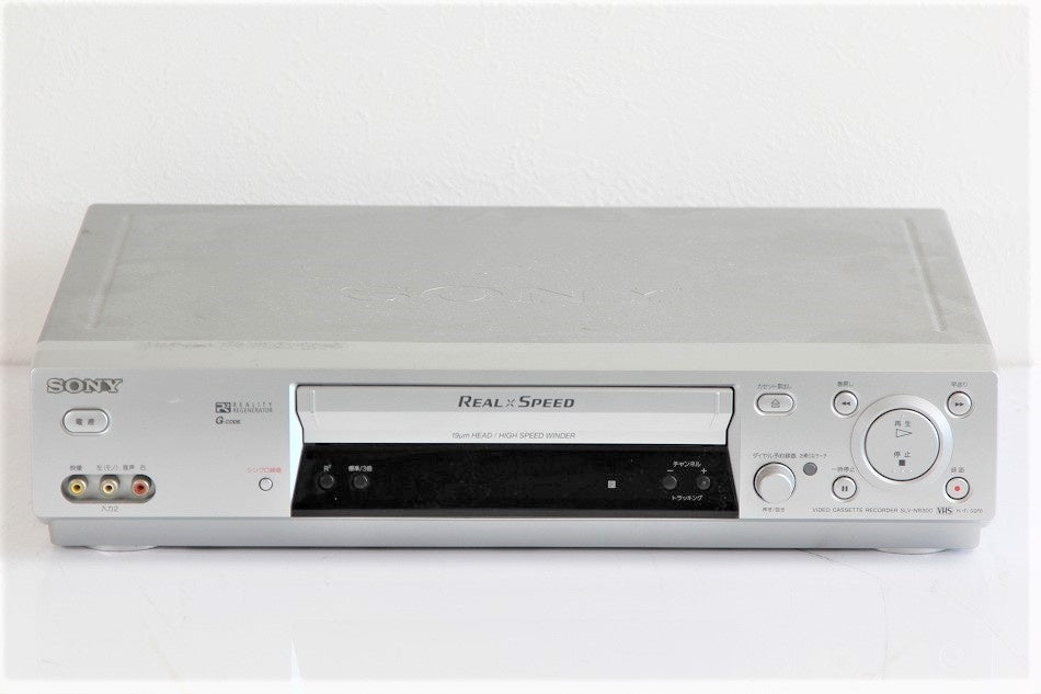 SONY VHSビデオデッキ SLV-NR300 リモコン付き 【中古品】