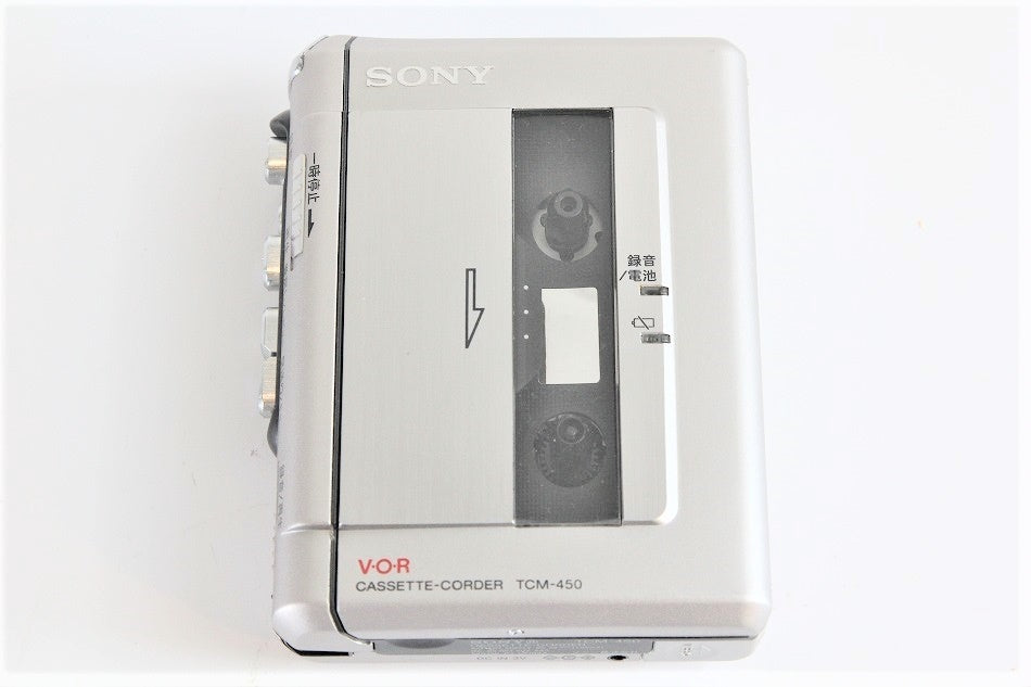 SONY スリムなテープレコーダー TCM-450 【中古整備品】
