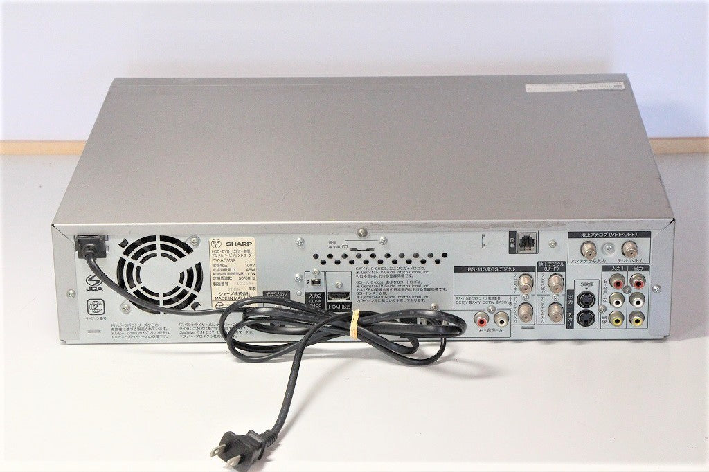 シャープ 250GB ビデオ一体型DVDレコーダー DV-ACV32 【中古品】