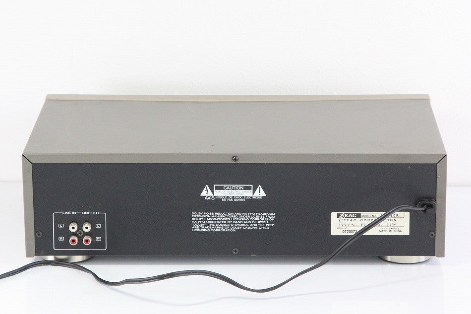 TEAC カセットデッキ ゴールド W-860R-N 【中古品】