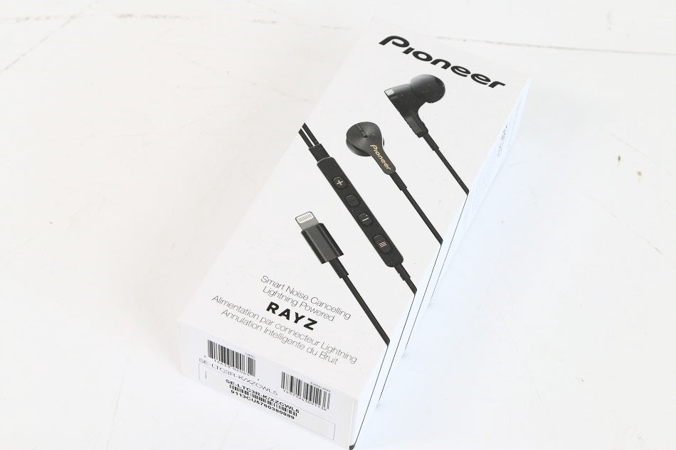 パイオニア RAYZ Lightning-Powered ノイズキャンセリングイヤホン オニキス SE-LTC3R-K 【中古美品】