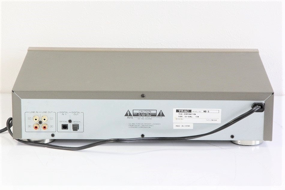 TEAC ティアック MD-5 MDレコーダー PCキーボード対応 【中古品】