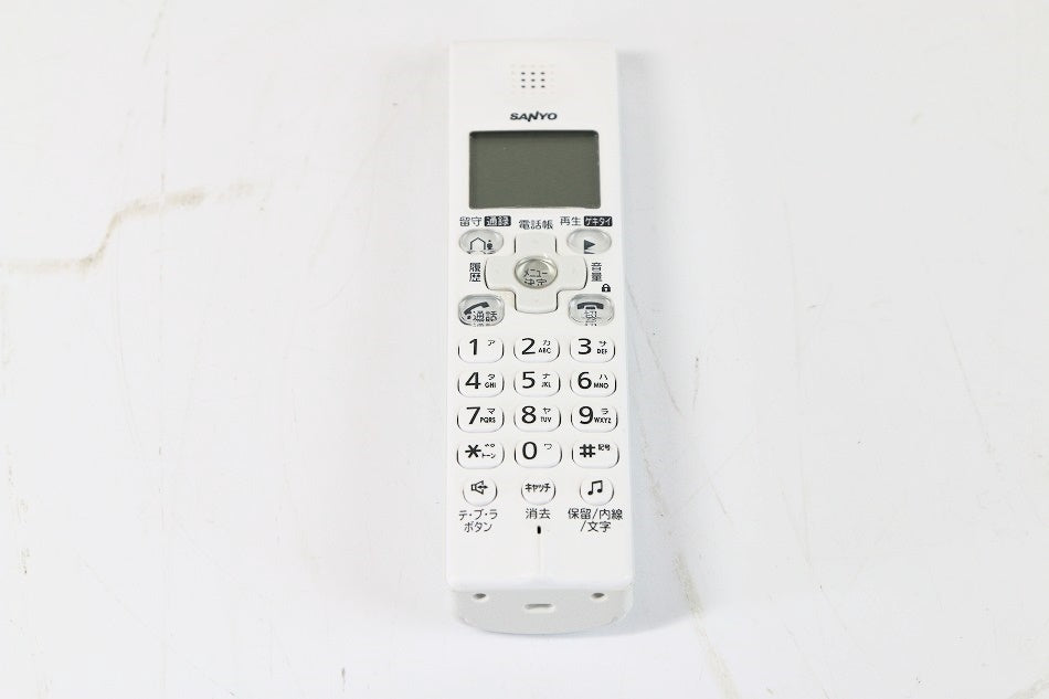 三洋電機 増設用専用子機 (グレイスホワイト) TEL-SDJ4(W) 【中古品】