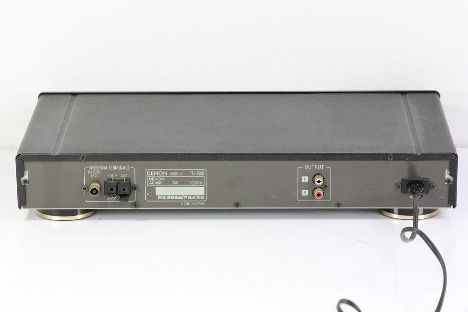 DENON AM/FMステレオチューナー ブラック TU-1500-K 【中古品】