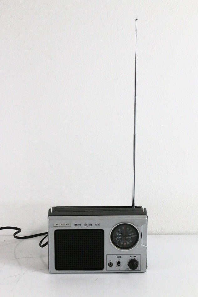 WESTMINSTER FM/AM ポータブルラジオ 【中古品】