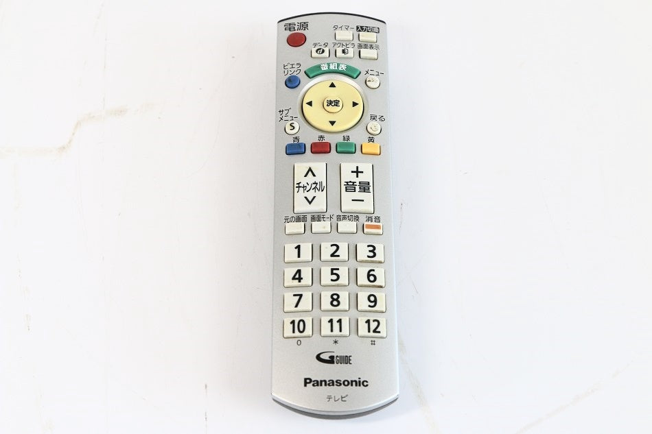 Panasonic 液晶テレビ用リモコン N2QAYB000216 【中古品】