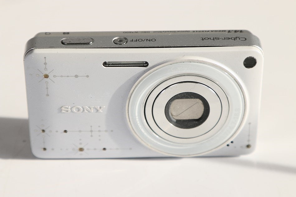 ソニー SONY デジタルカメラCybershot W350D(1410万画素/光学x4/デジタルx8/プレシャスホワイト) DSC-W350D/W 【中古品】