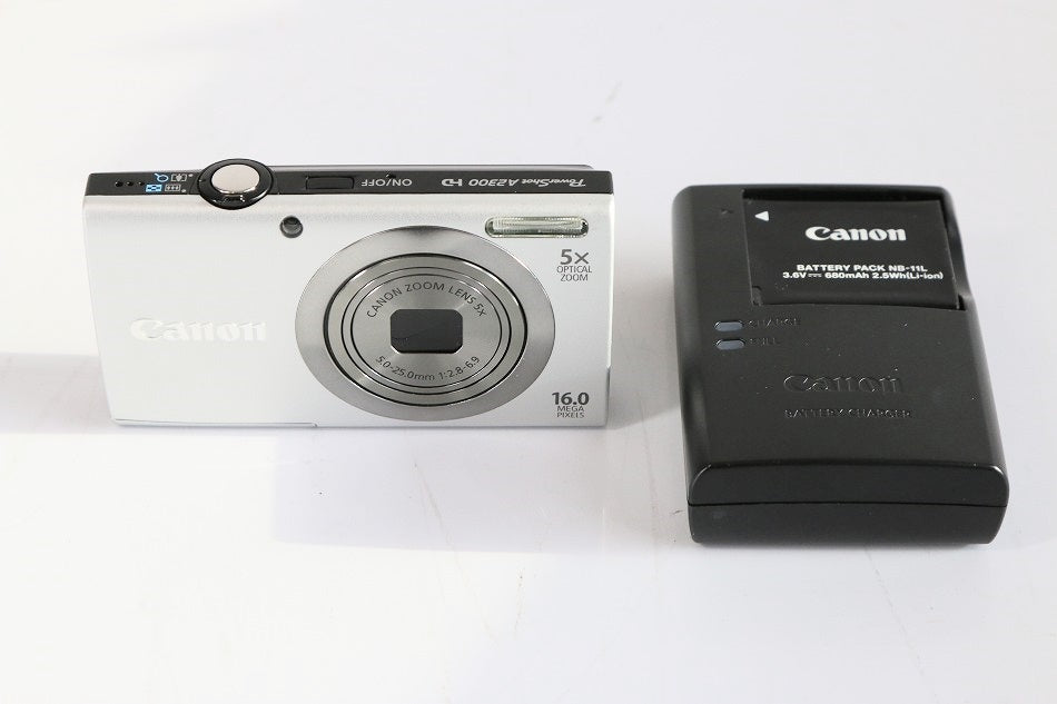 Canon デジタルカメラ PowerShot A2300 シルバー 光学5倍ズーム 約1600万画素 PSA2300(SL) 【中古品】