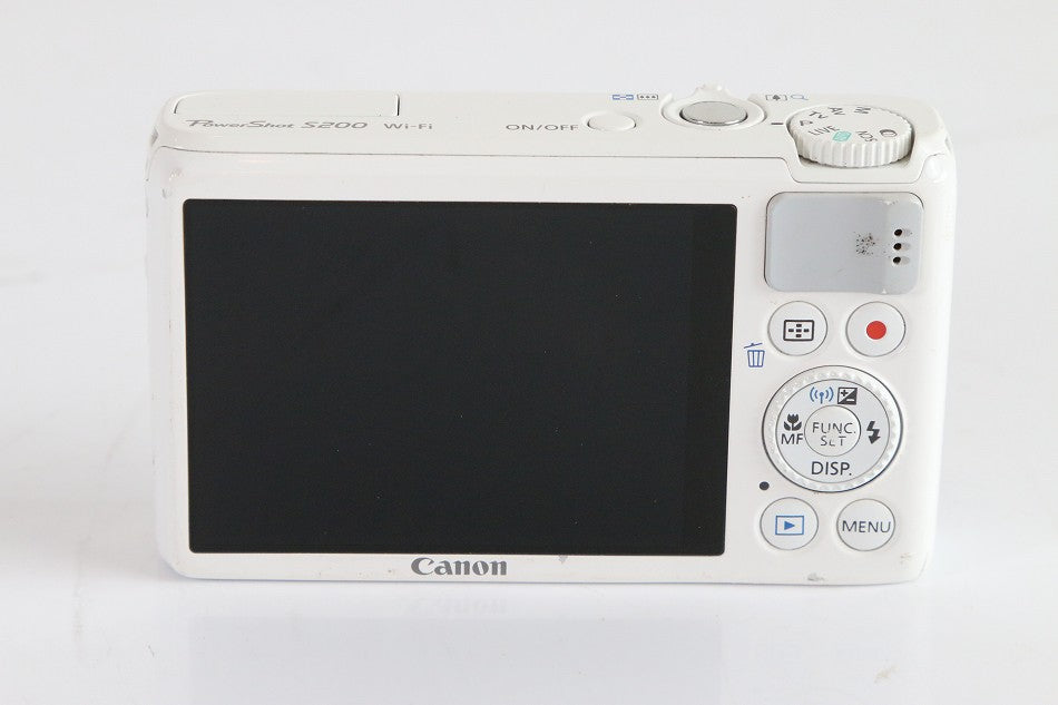 Canon デジタルカメラ PowerShot S200(ホワイト) F値2.0 広角24mm 光学5倍ズーム PSS200(WH) 【中古品】