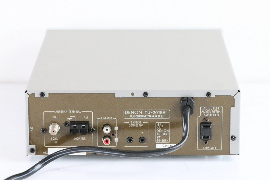 DENON PRESTA オーディオチューナー シルバー TU-201SA 【中古品】