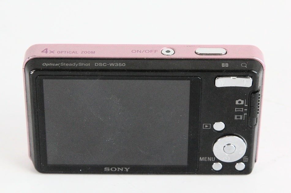 ソニー SONY デジタルカメラ Cybershot W350 ピンク DSC-W350/P 【中古品】