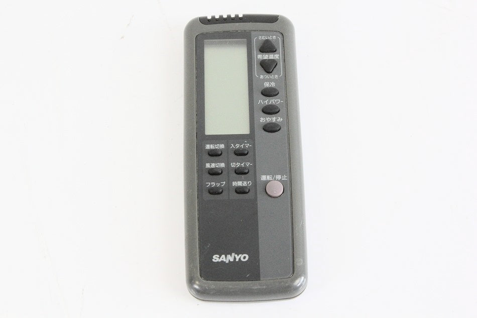 サンヨー エアコンリモコン RCS-WR3B(K) 【中古品】