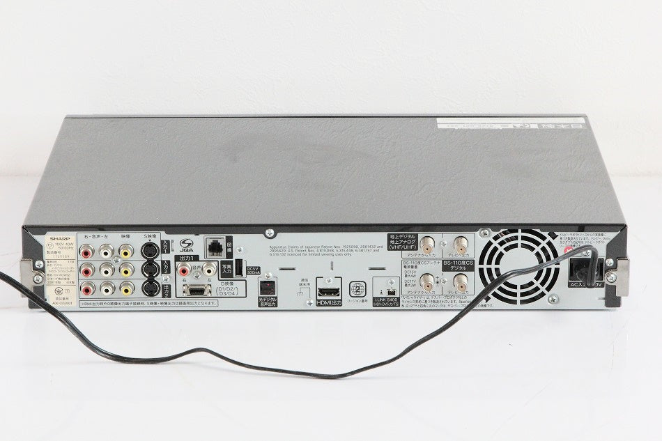 SHARP シャープ DV-ACW52 ハイビジョンレコーダー (HDD/DVDレコーダー) HDD:250GB AQUOS アクオス 【中古品】