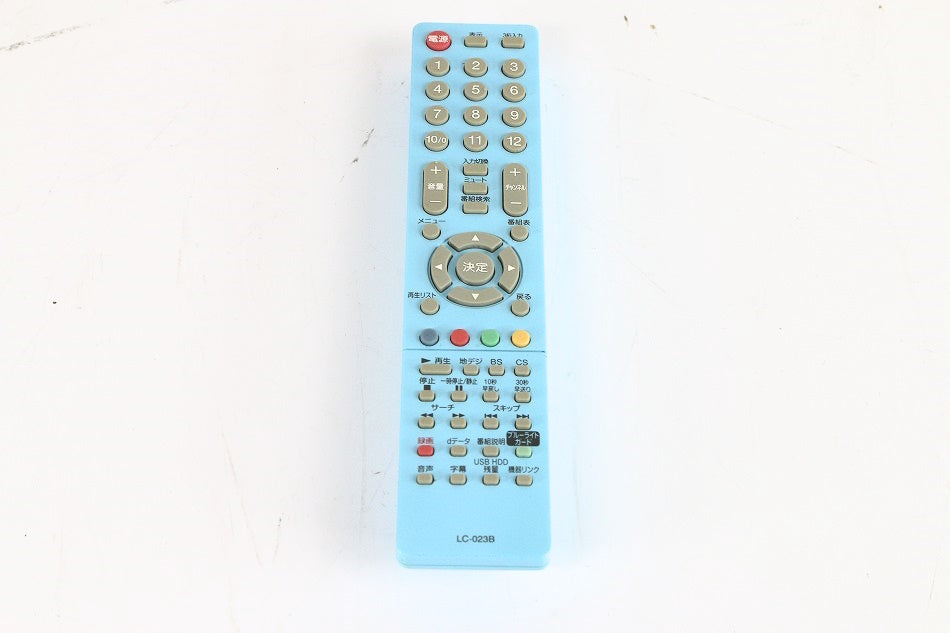 ORION/オリオン LC-023B(水色) オリオン純正テレビリモコン 【中古品】