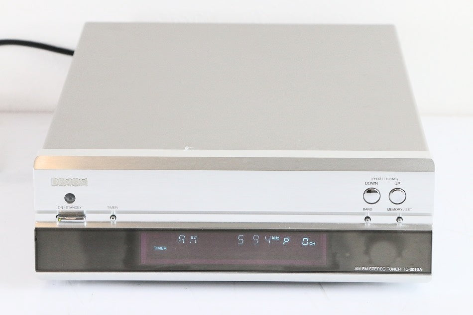 DENON PRESTA オーディオチューナー シルバー TU-201SA 【中古品】