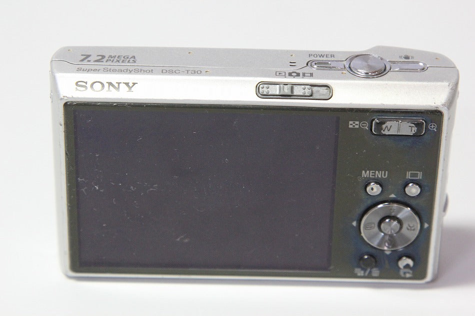 ソニー SONY デジタルカメラ サイバーショット T30 シルバー DSC-T30 S 【中古品】