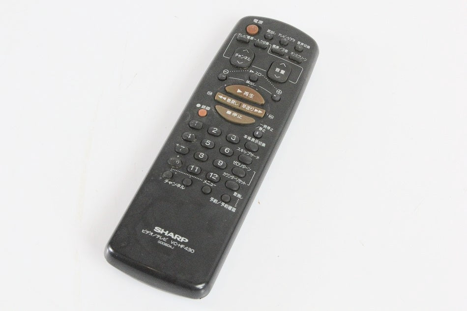 シャープ ビデオリモコン VC-HF430 G0060AJ 【中古品】