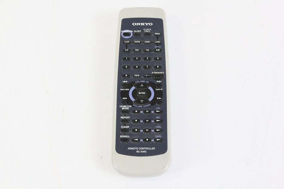 オンキョー オーディオリモコン RC-434S 【中古品】