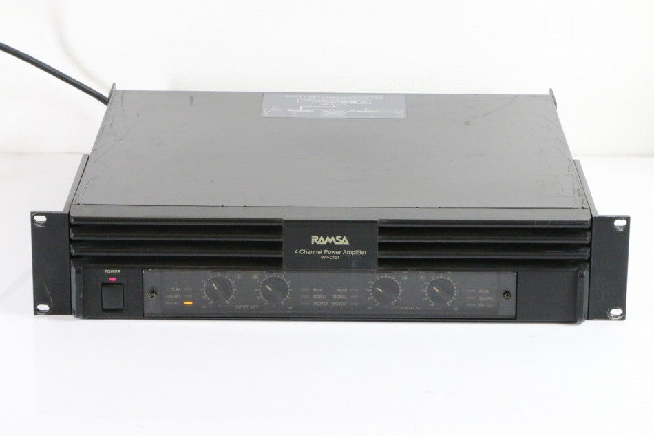 WP-C104 4チャンネルパワーアンプ　【中古品】