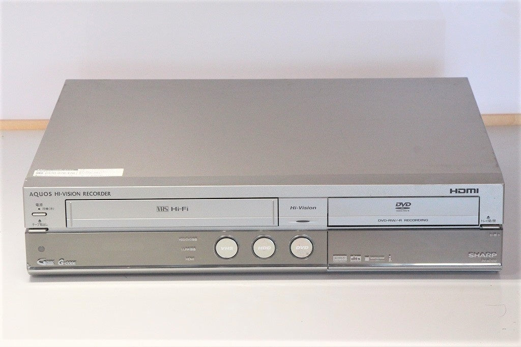 シャープ 250GB ビデオ一体型DVDレコーダー DV-ACV32　【中古品】