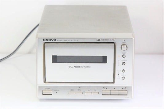 ONKYO オンキヨー（オンキョー）　K-185-S　カセットデッキ　【中古整備品】