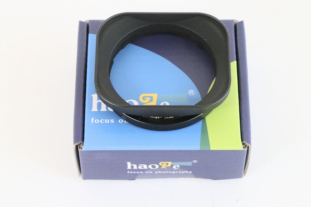 Haoge LH-X53 バヨネットメタルスクエアレンズフードシェード for 富士フイルム　【中古美品】