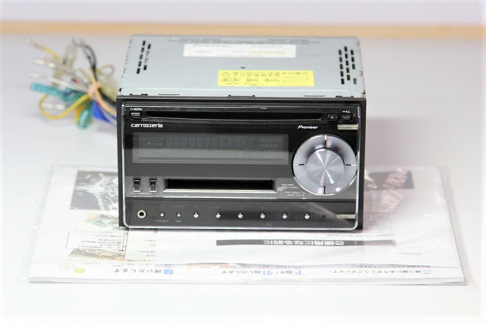 カロッツェリア(パイオニア) カーオーディオ 2Dメインユニット CD/MD FH-P530MD-B　【中古品】