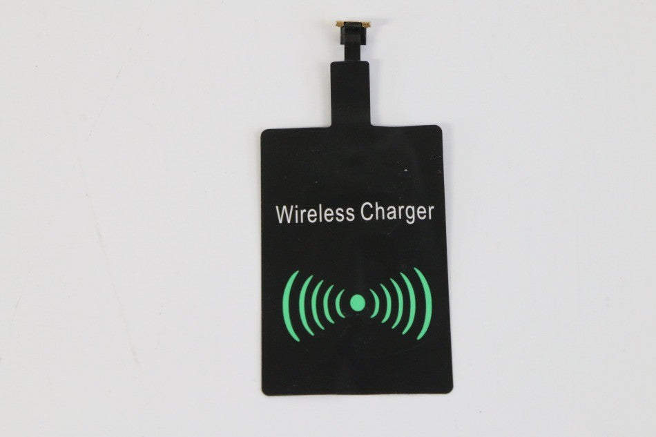 Qi レシーバー 正面 micro Usb 充電 android スマホ 充電シート microUsb ワイヤレス充電　【中古品】