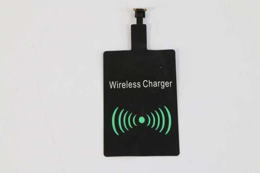 Qi レシーバー 正面 micro Usb 充電 android スマホ 充電シート microUsb ワイヤレス充電　【中古品】