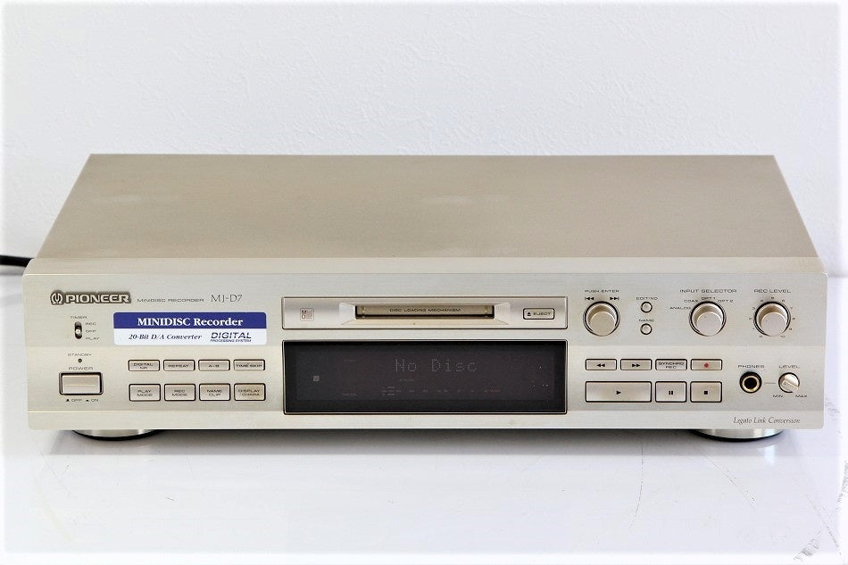 Pioneer パイオニア MJ-D7 MDレコーダー　【中古品】