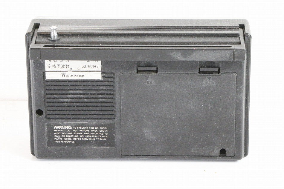 WESTMINSTER FM/AM　ポータブルラジオ　【中古品】