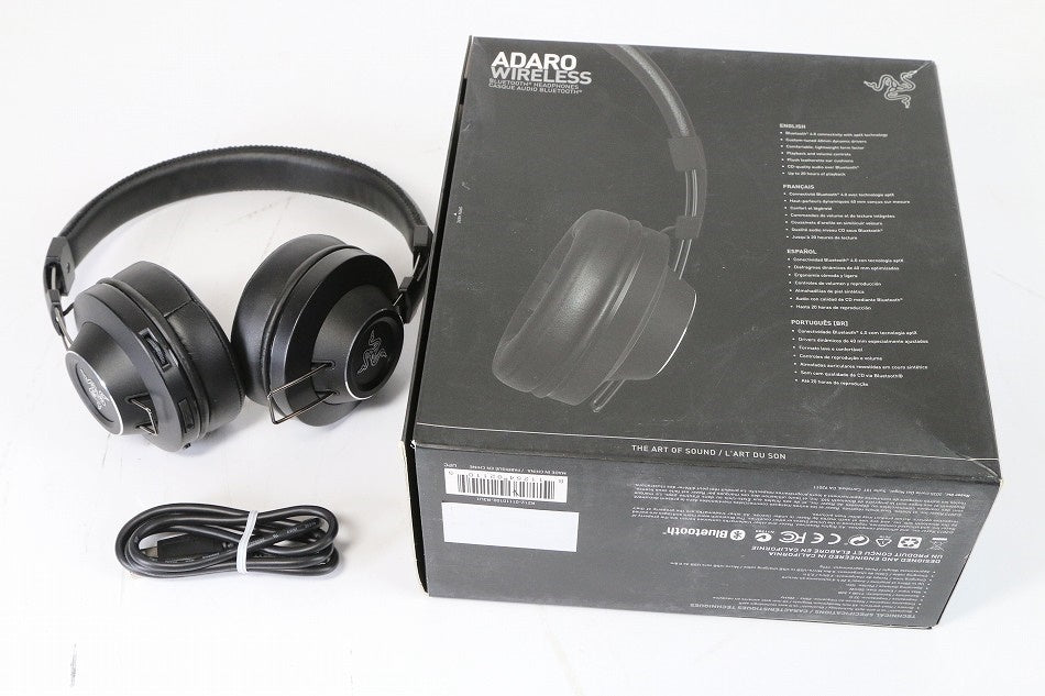 Razer Adaro Wireless Analog Music Headphones - Black　【中古美品】