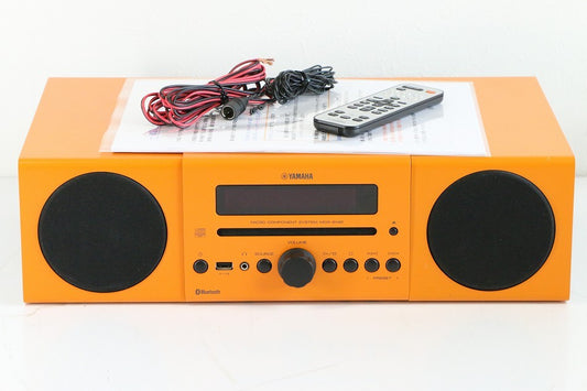 ヤマハ マイクロコンポ Bluetooth対応 オレンジ MCR-B142(D)　【中古品】
