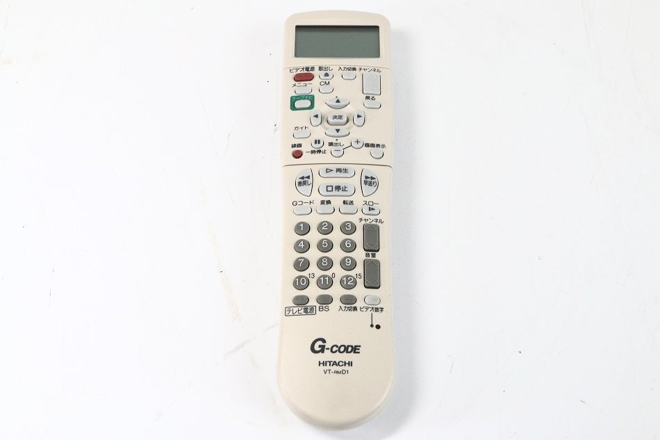 日立 ビデオ DT-DR1用リモコン VT-RMD1 　【中古品】
