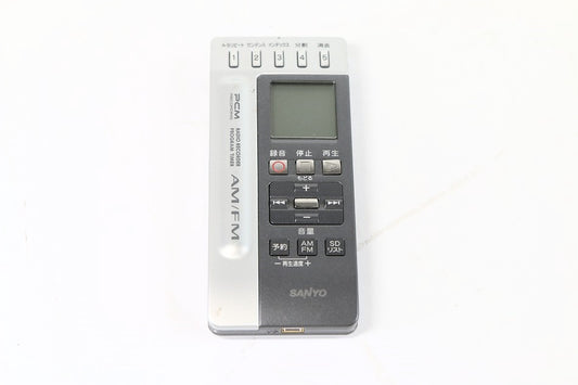 SANYO ラジオ付きICレコーダー(シルバー) ICR-RS110M(S)　【中古品】