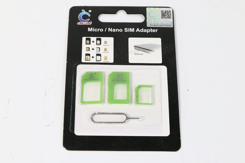 cmzwt Micro/Nano SIM Adapter　【中古未開封品】