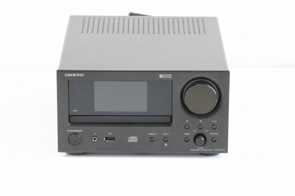 ONKYO ネットワークCDレシーバー ハイレゾ対応 ブラック CR-N775(B) 【国内正規品】　【中古品】