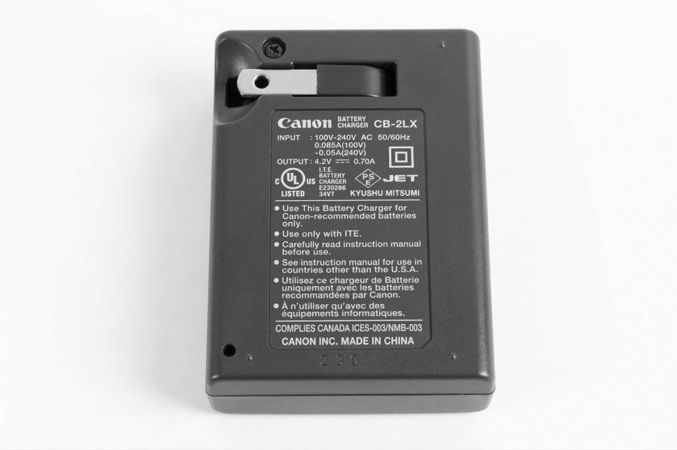 Canon バッテリーチャージャー CB-2LX　【中古品】