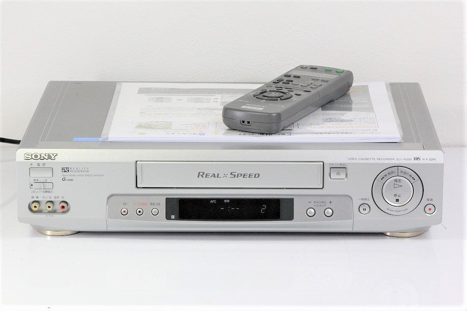 SONY VHSビデオデッキ SLV-R300　【中古品】