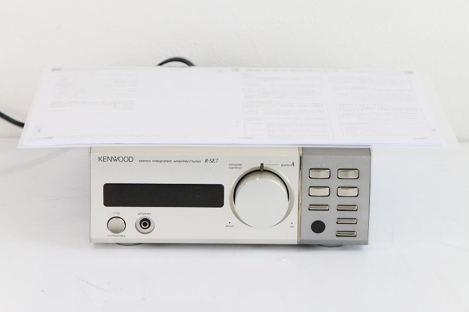 KENWOOD ケンウッド　JVC　R-SE7　インテグレーテッドアンプ/チューナー　レシーバー　【中古品】