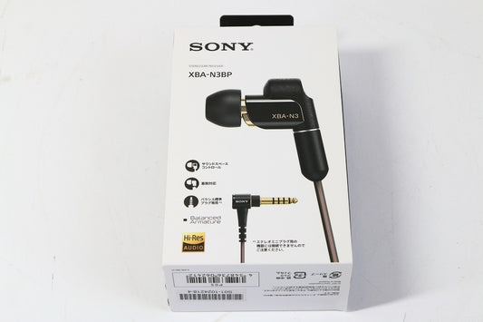 ソニー イヤホン ハイレゾ対応 カナル型 バランス標準プラグケーブル付属 2017年モデル XBA-N3BP　【中古美品】