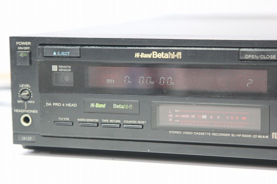 SONY ベータデッキ SL-HF1000D　【中古整備品】