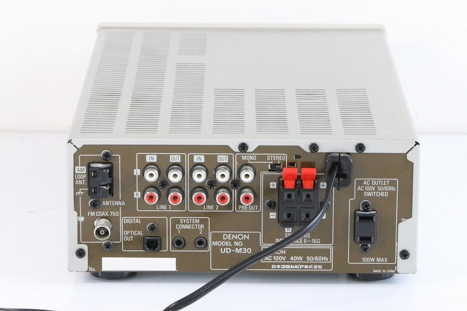 DENON デノン UD-M30 CDプレーヤー内蔵 AM/FMチューナーアンプ　【中古品】