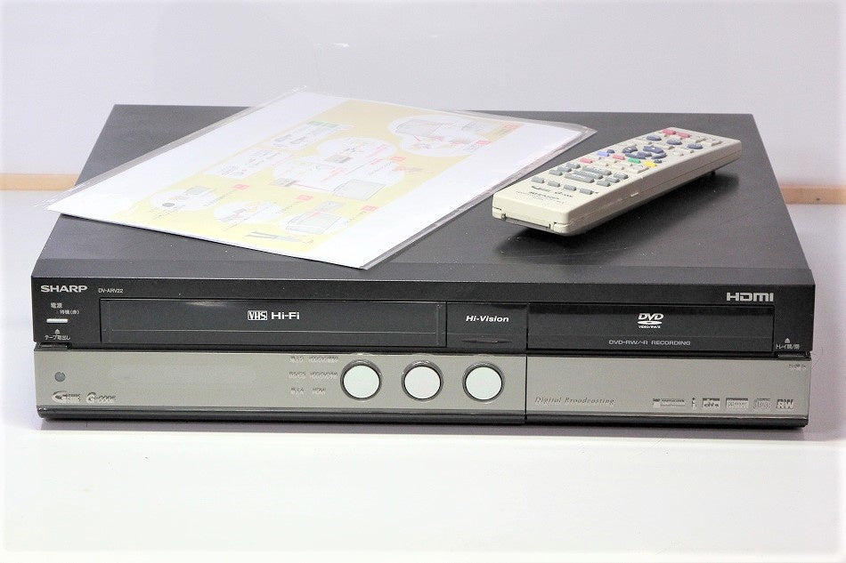 シャープ ビデオ搭載フルハイビジョンレコーダー DV-ARV22　【中古品】
