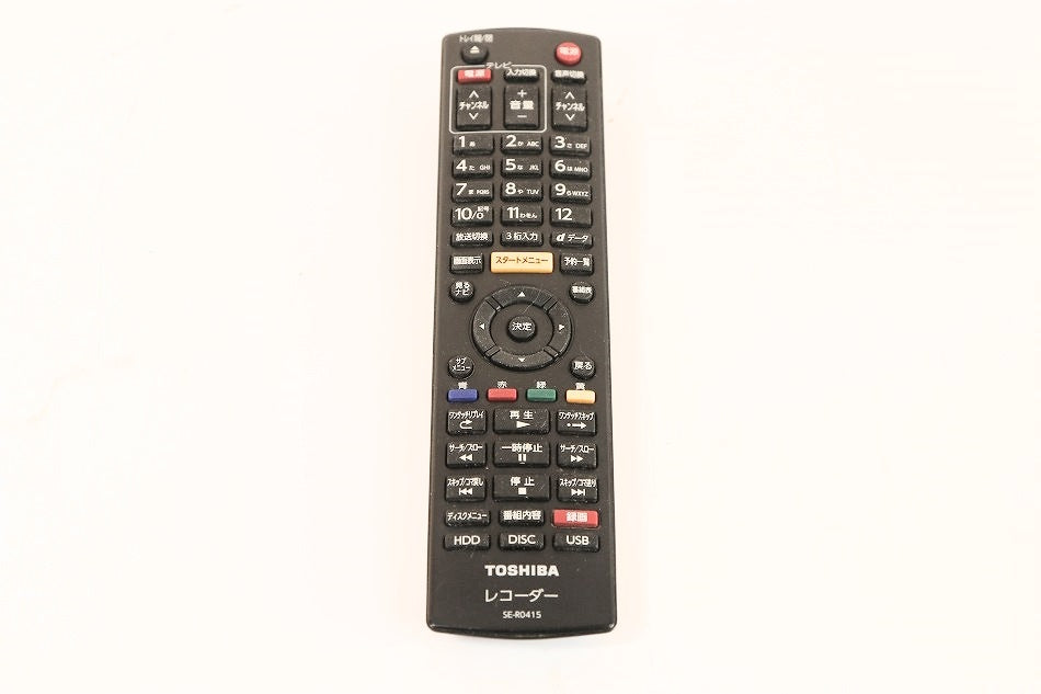 東芝 レコーダーリモコン SE-R0415　【中古品】