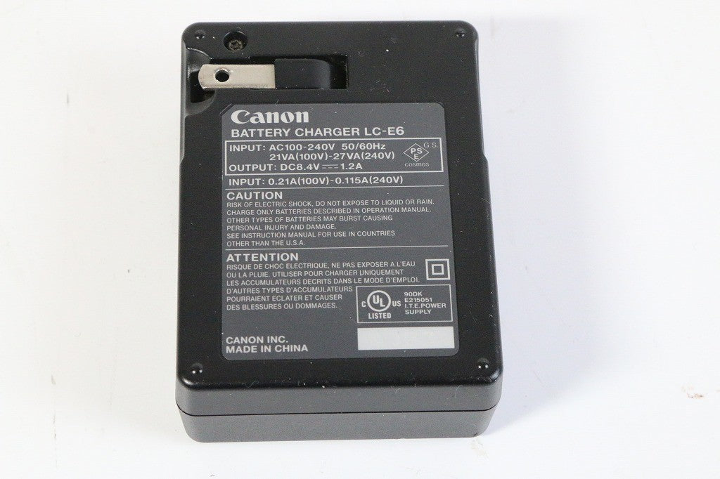 Canon バッテリーチャージャー  LC-E6　【中古品】