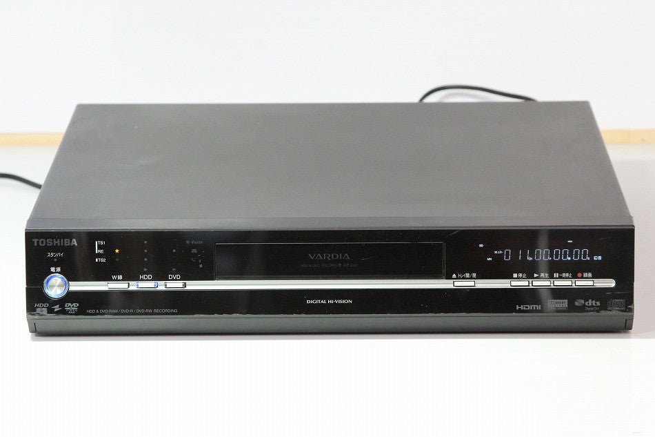 TOSHIBA VARDIA 地上・BS・110度CSデジタルチューナー搭載ハイビジョンレコーダー HDD300GB RD-S301　【中古整備品】